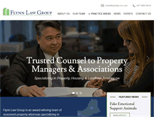 Tablet Screenshot of flynnlaw-ne.com